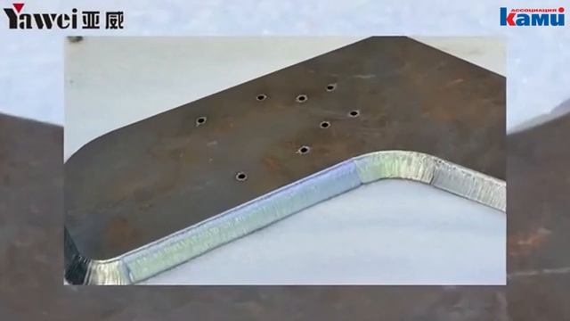 Автоматизированный комплекс лазерной резки YAWEI SMD HLE. Раскрой металла 16-20 мм смотреть онлайн