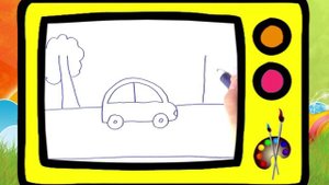 Как нарисовать машину / How to draw a car. Оживающие рисунки