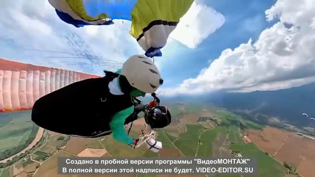 Колумбия столкновение парапланов