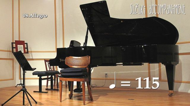 Suzuki Cello Book 1 | Allegro | Piano Accompaniment | 115 BPM смотреть онлайн