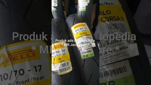 Pirelli Diablo Rosso Corsa II 110/70 Ring 17 dan 100/80 Ring 17