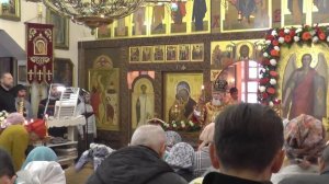 Храм Архангела Михаила. Престольный праздник. Евхаристический канон. Регент Александр Невратов.