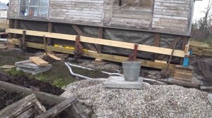 Дача. Замена нижней обвязки. Замена лаг пола.