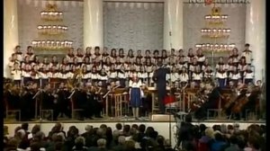 Большой детский хор, солистка Галина Кныш.  Вопрос