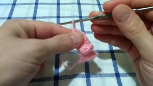 Узор "шишечка" крючком - Как вязать