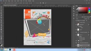 Photoshop Yearbook Design Template Part 3 - PSD Buku Tahunan Sekolah Tema Traveling