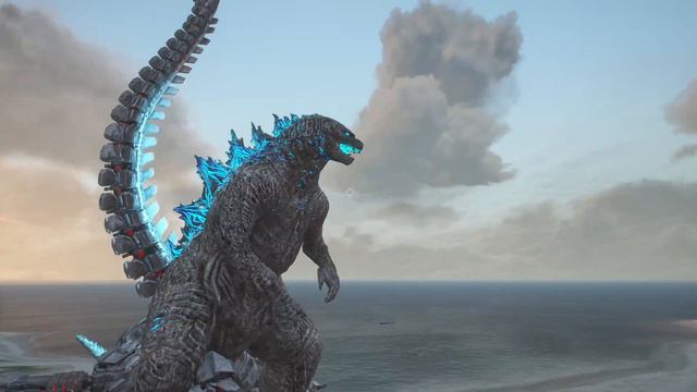 Godzilla Shin Godzilla Heisei Godzilla vs Mechagodzilla and Gigan Team - GTA 5 mods