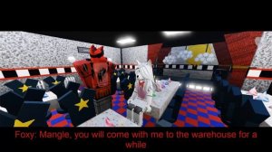 Roblox vore animation: Foxy Eats Mangle