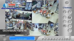 Демо ролик IP камеры GeoVision FishEye 521(Перевод от Плюс Минус)