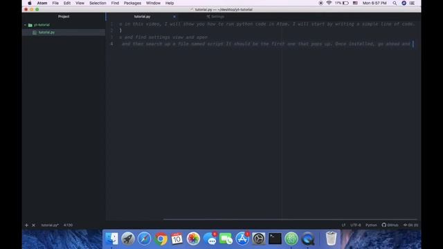 How to Run Python Code in Atom Easily смотреть онлайн