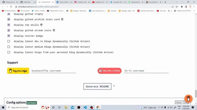 Github Profile Readme (Markdown template) | Improve Your Github profiles