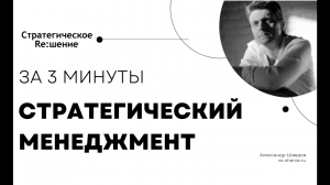 Стратегический менеджмент кратко. Миссия, Ценности, Видение, Стратегия