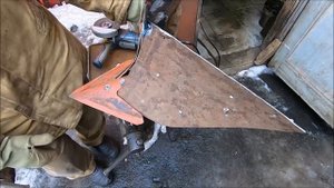 Самодельный окучник для минитрактора