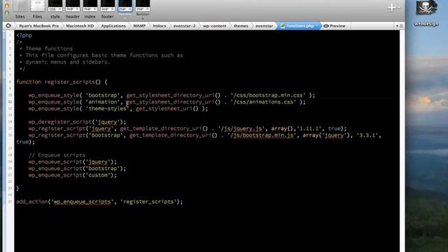 Build a WordPress Website from HTML Template - 3 (JS & CSS)