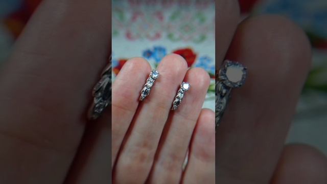Серебряные серьги