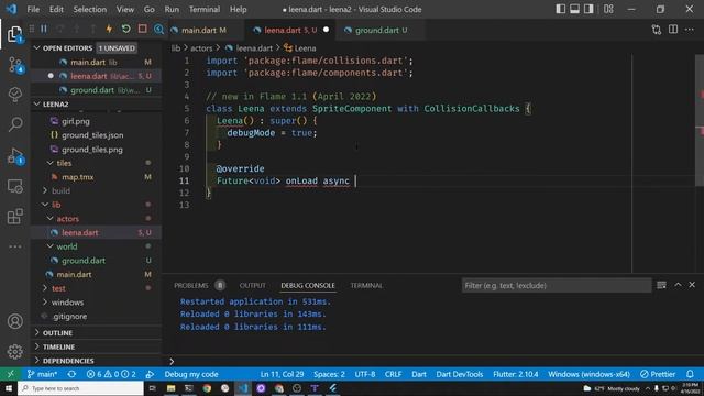 5. Flame Hitboxes on Tiled Platform Game Objects - Leena смотреть онлайн