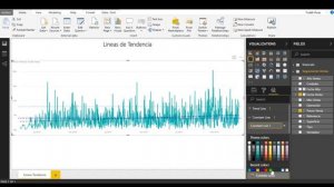 Power BI como agregar lineas de tendencia, constantes y pronostico