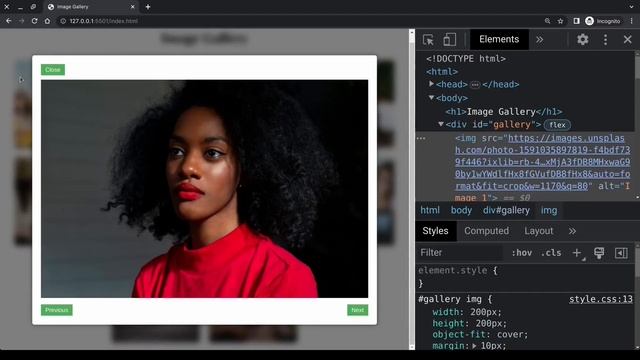 Create an Image Gallery (JS Tutorial) | Myanmar | The Perfect 404