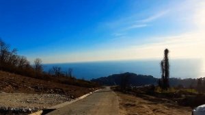 Пешком с г.Ахун в Хосту.4 января.