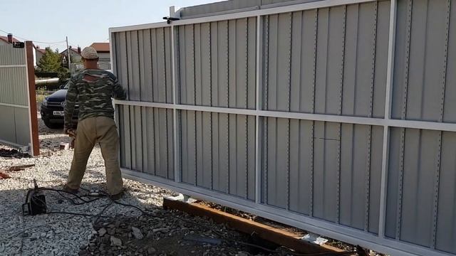 Откатные ворота Магнитогорск смотреть онлайн