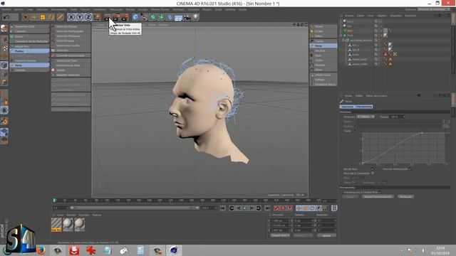 HAIR - CINEMA 4D - TECNICAS DE PEINADOS смотреть онлайн