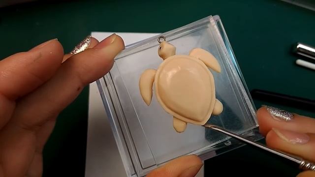 Морская черепашка • мастер-класс • polymer clay • DIY