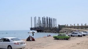 ЖАРА 45 Прогулка в любимом Баку пляжный отдых Каспийское море