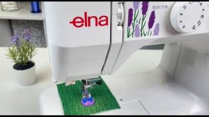 ELNA HM1606. Пришивание пуговицы