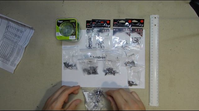 Леска, крючки и "рыбьи головы". Распаковка посылок из интернет-магазина Spinningline.ru. смотреть онлайн