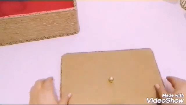 Шкатулка - органайзер, в технике ДЖУТОВАЯ ФИЛИГРАНЬ. смотреть онлайн