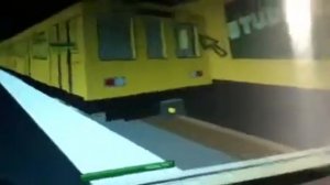 Train whooshes through a station roblox