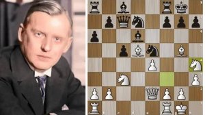 Александр Алехин： Комбинационная Феерия в Принятом ферзевом гамбите! Шахматы.