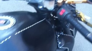 Kawasaki Z750, вот это выхлоп!