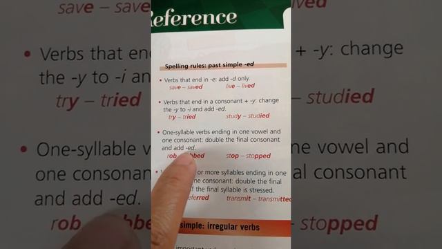 Past Simple (spelling rules) смотреть онлайн