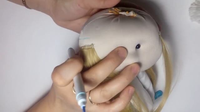 Как пришить трессы кукле? Урок №4 смотреть онлайн