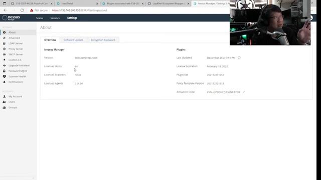 VM Series ตอนที่ 10 Tactical Scan บน Nessus เพื่อค้นหา log4shell смотреть онлайн