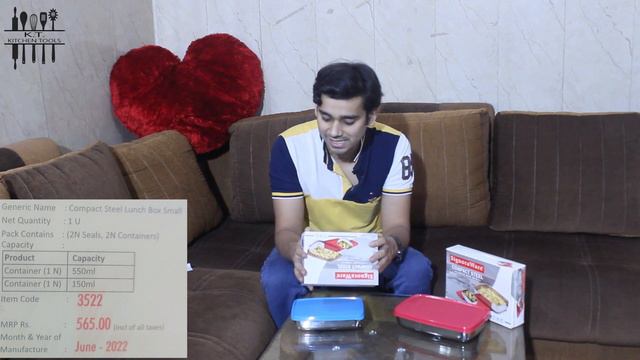 Best Light-Weighted Steel Lunch Box For School | Signoraware Stainless Steel Compact Lunch Box смотреть онлайн
