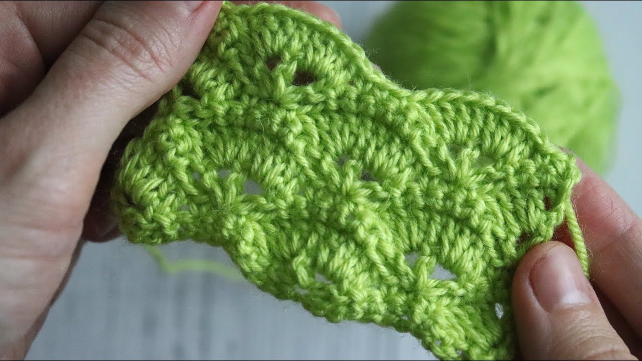 красивый узор крючком смотреть онлайн