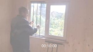 Установка решетки на окно за 10 секунд