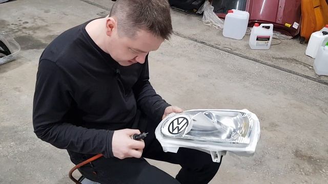 Доработка фар на Гольф 3. Bi Led линзы. смотреть онлайн