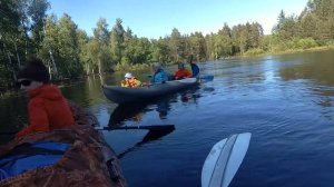 Детский поход, сплав по реке Пра