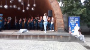 Военный Образцовы оркестр Почетного караула исполняет марш Прощание славянки