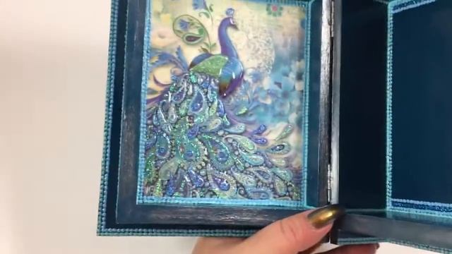 Шкатулка-книга "ПАВЛИН ДЭНИЗ" от ADALINA-ART смотреть онлайн