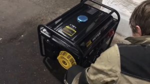 Генератор Huter DY8000LX-3 - бензиновый, трехфазный, запуск, тест, обзор, в Красноярске