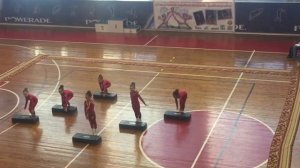 Танец со степами. Спортивная аэробика 6-8 лет.