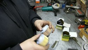 Различие (сравнение) масляных фильтров MAN  64/1 vs  67/1, вскрываем фильтры аналог HF204