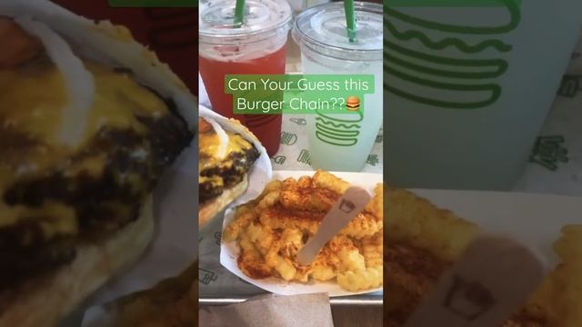 Can you Guess this Famous Burger Chain? #shorts смотреть онлайн