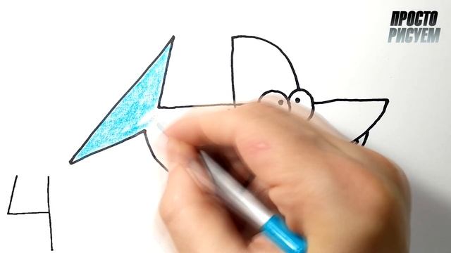 РИСУНОК ИЗ ЦИФРЫ 4, Что можно нарисовать смотреть онлайн