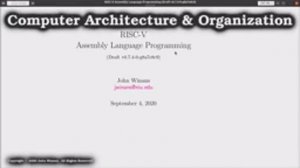 Introduction to RISC-V and the RV32I Instructions.
Введение в RISC-V и инструкции RV32I.