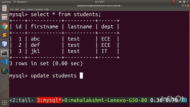 MySQLல் ஒரே query-ல் ஒன்றுக்கு மேற்பட்ட column-ஐ update செய்ய|Update multiple column in single quer